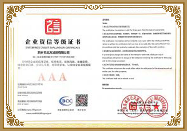 濾芯、過濾器、分離器廠家資質(zhì)